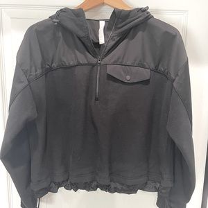 Athleta half zip hoodie